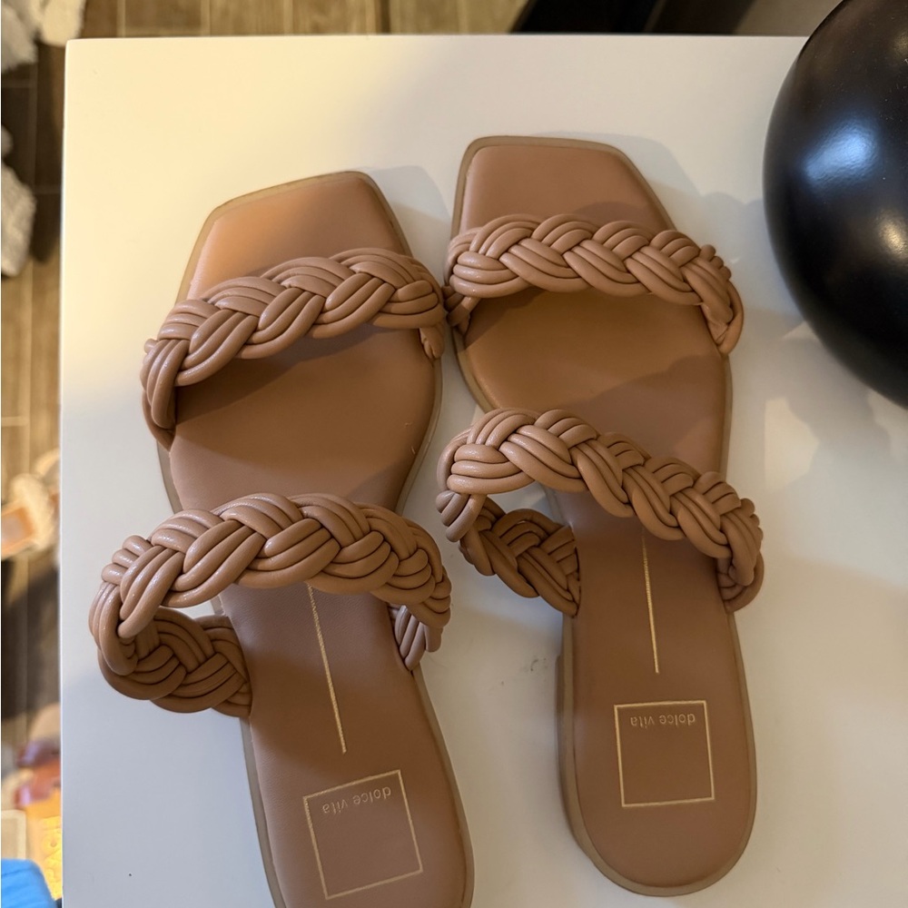 Dolce Vita Women's Braided Brown Sandals